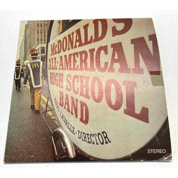 McDonald's All American High School Marching Band 45 Record Paul Lavalle VG+ - Picture 5 of 7